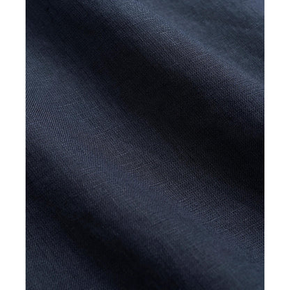Irish Linen Camp Collar Short-Sleeve Sport Shirt