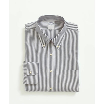 Stretch Supima Cotton Non-Iron Pinpoint Oxford Button-Down Collar, Candy Stripe Dress Shirt