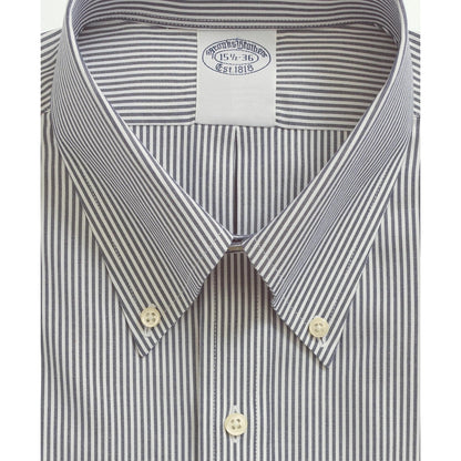 Stretch Supima Cotton Non-Iron Pinpoint Oxford Button-Down Collar, Candy Stripe Dress Shirt