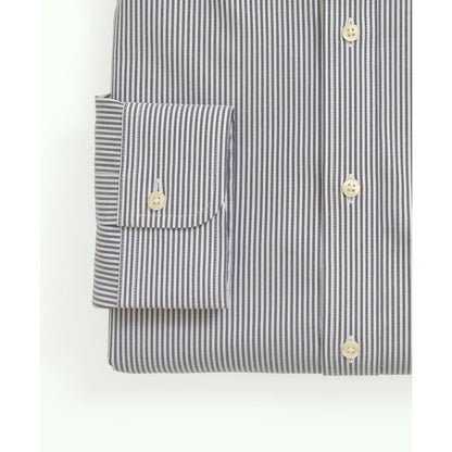 Stretch Supima Cotton Non-Iron Pinpoint Oxford Button-Down Collar, Candy Stripe Dress Shirt