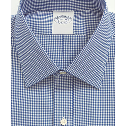 Stretch Supima Cotton Non-Iron Pinpoint Oxford Ainsley Collar, Gingham Dress Shirt