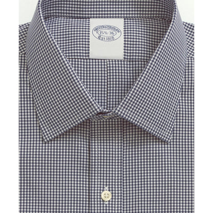 Stretch Supima Cotton Non-Iron Pinpoint Oxford Ainsley Collar, Gingham Dress Shirt