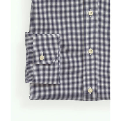 Stretch Supima Cotton Non-Iron Pinpoint Oxford Ainsley Collar, Gingham Dress Shirt