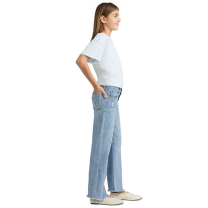Levi's Big Girls Vintage-Like Mid Rise Wide Leg Jeans