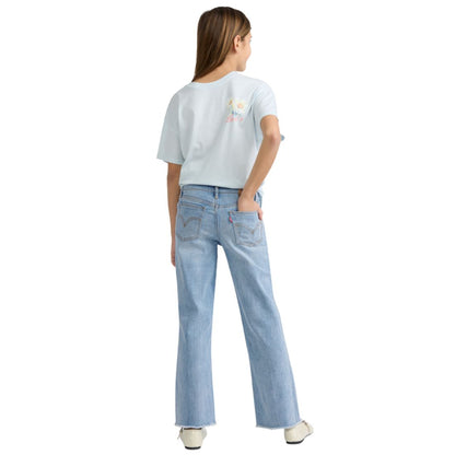 Levi's Big Girls Vintage-Like Mid Rise Wide Leg Jeans