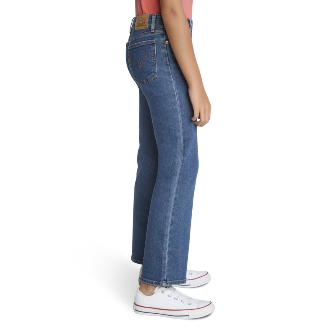 Levi's Big Girls Vintage-Like Mid Rise Wide Leg Jeans