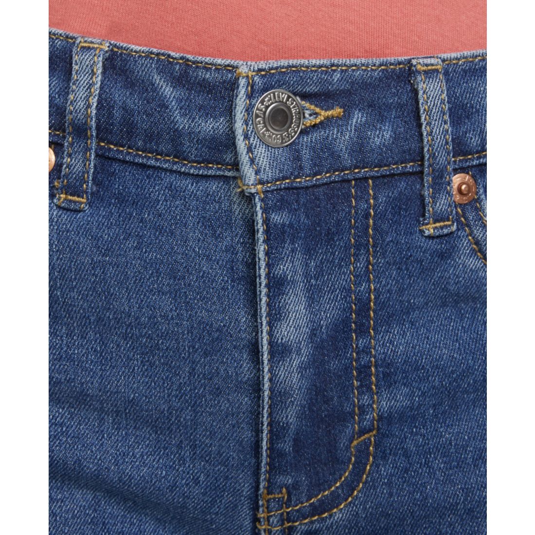 Levi's Big Girls Vintage-Like Mid Rise Wide Leg Jeans