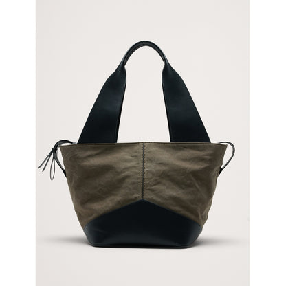 Women's Large Patchwork Medium Zip Tote