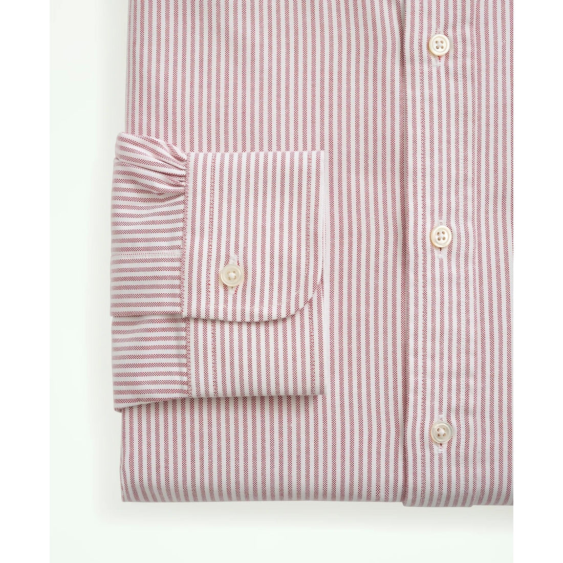 American-Made Oxford Cloth Button-Down Stripe Dress Shirt
