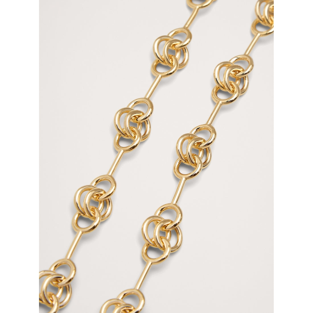 Women's Double Ring Chain Necklace
