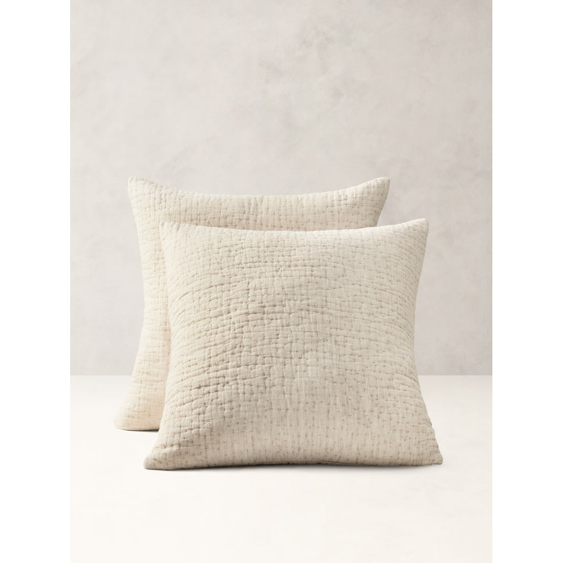 Hand-Stitched Linen Shams