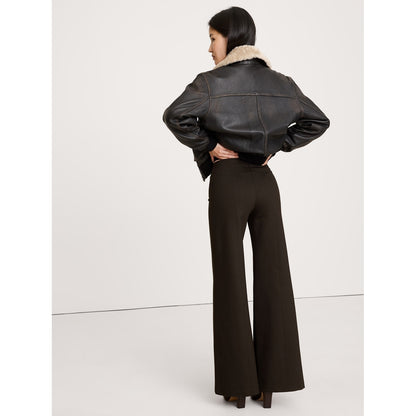 Women's High-Rise Wide-Leg Everywhere Ponte Pull-On Pant