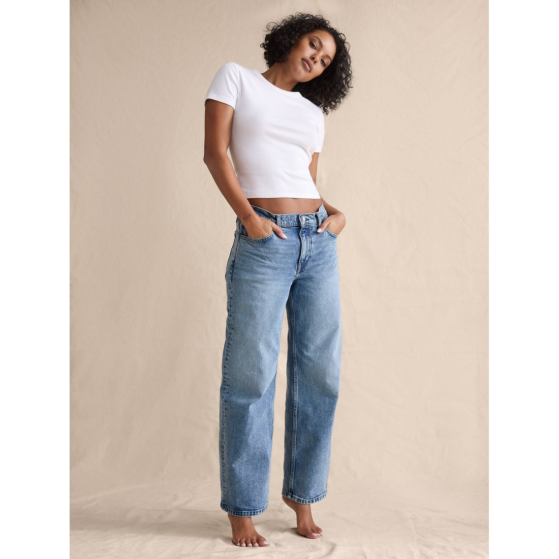 Women's Mid-Rise 90S Loose Jean