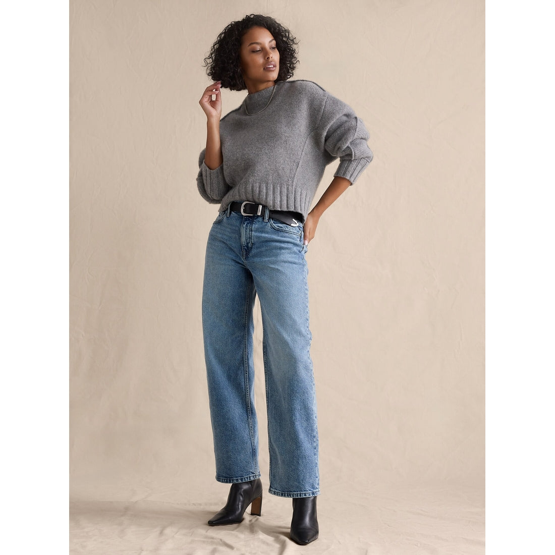 Women's Mid-Rise 90S Loose Jean