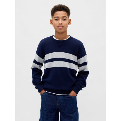 Boys' Relaxed Crewneck Sweater