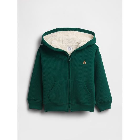 Toddler & Sherpa-Lined Thermal Zip Hoodie