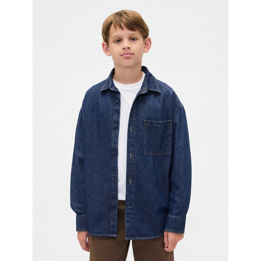 Boys' Denim Oversized Shirt