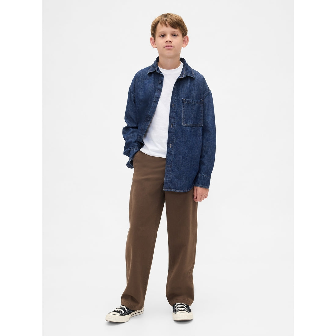 Boys' Denim Oversized Shirt