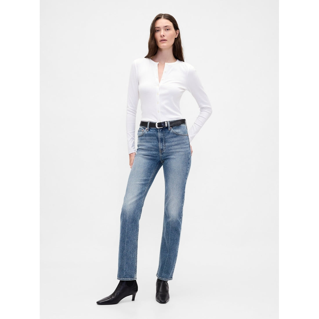 Women's High Rise '90S Slim Straight Jeans