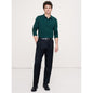 Men's Luxury-Touch Long-Sleeve Polo Shirt