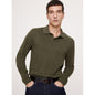 Men's Luxury-Touch Long-Sleeve Polo Shirt