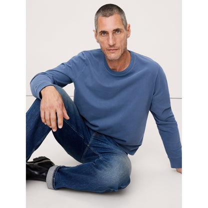 Men's Sueded Cotton Long-Sleeve T-Shirt