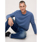 Men's Sueded Cotton Long-Sleeve T-Shirt
