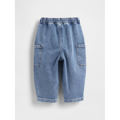 Toddler & Knit Barrel Jeans