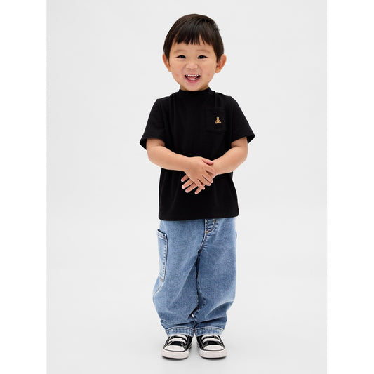 Toddler & Knit Barrel Jeans