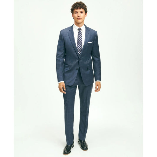 Classic Fit Wool Windowpane 1818 Suit
