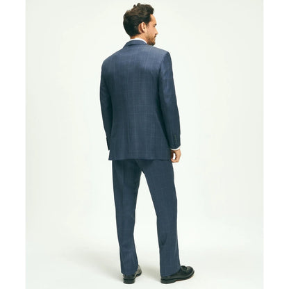 Traditional Fit Wool Windowpane 1818 Suit