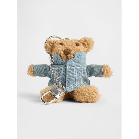 Women's Brannan Bear Denim Jacket Keychain Charm