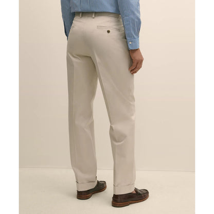 Pleated Traditional Fit Stretch Cotton Advantage Chino Pants