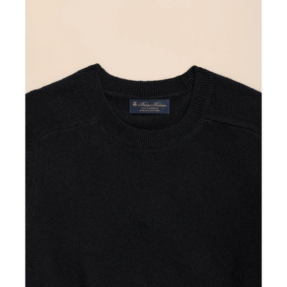 3-Ply Cashmere Crewneck Saddle Shoulder Sweater
