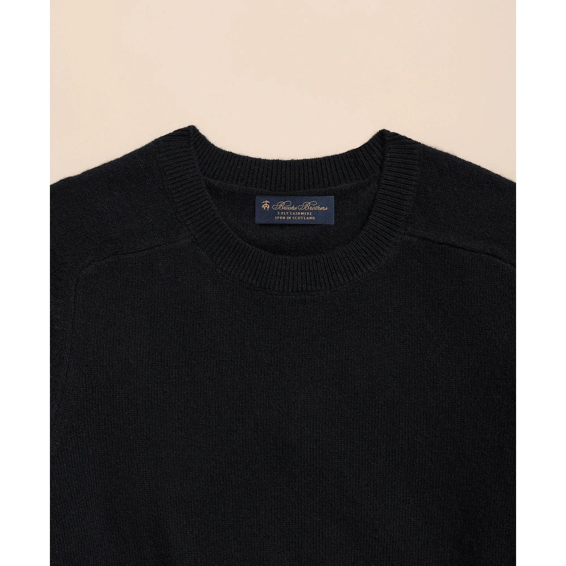 3-Ply Cashmere Crewneck Saddle Shoulder Sweater