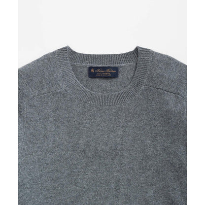 3-Ply Cashmere Crewneck Saddle Shoulder Sweater