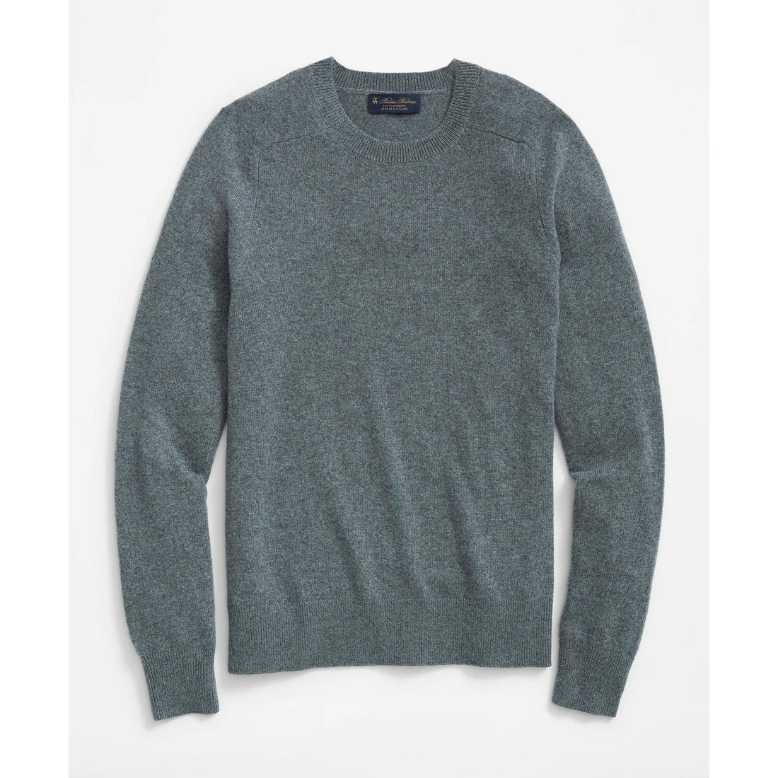 3-Ply Cashmere Crewneck Saddle Shoulder Sweater