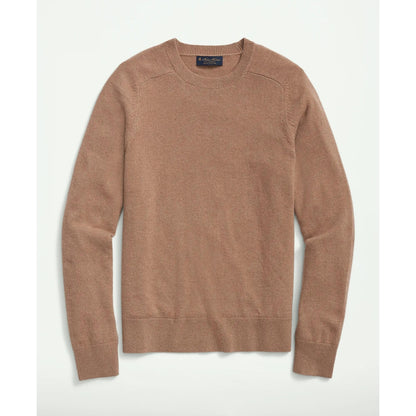 3-Ply Cashmere Crewneck Saddle Shoulder Sweater