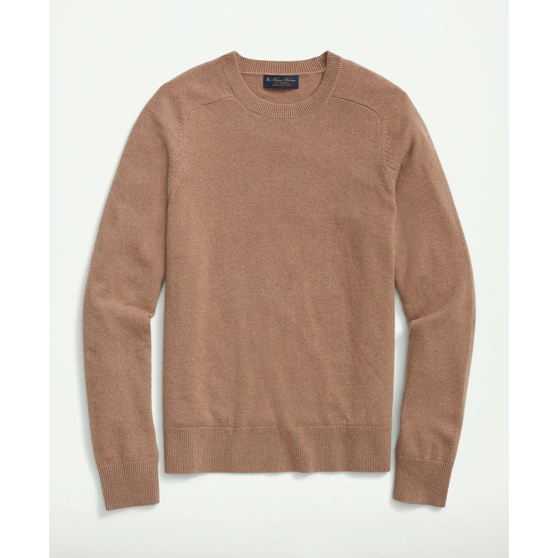 3-Ply Cashmere Crewneck Saddle Shoulder Sweater