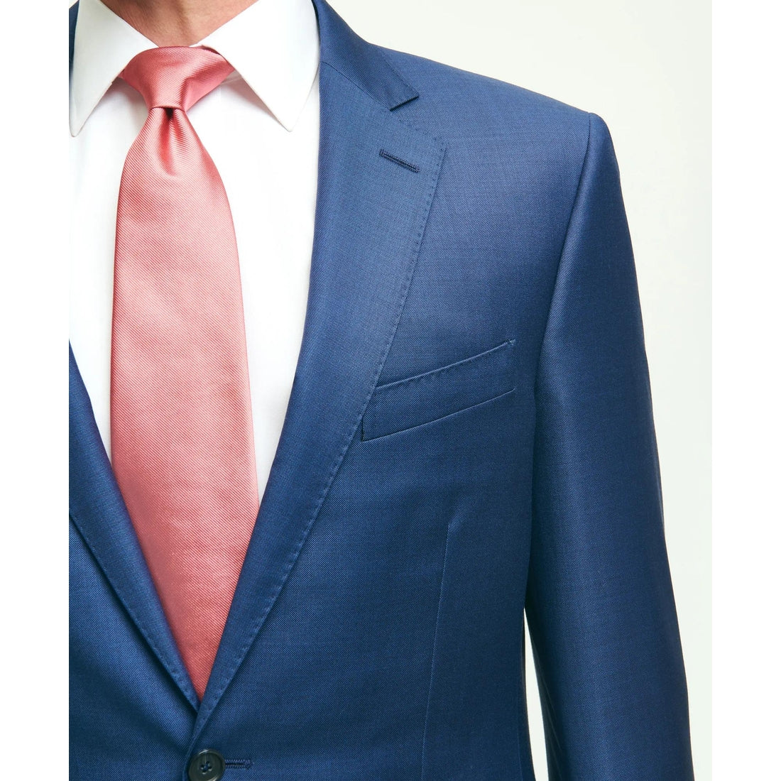 Traditional Fit Wool Sharkskin 1818 Suit