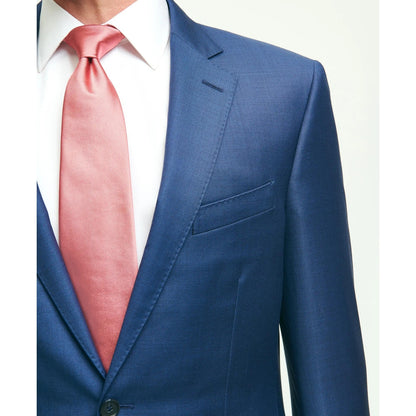 Traditional Fit Wool Sharkskin 1818 Suit
