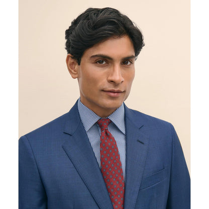 Slim Fit Wool Sharkskin 1818 Suit