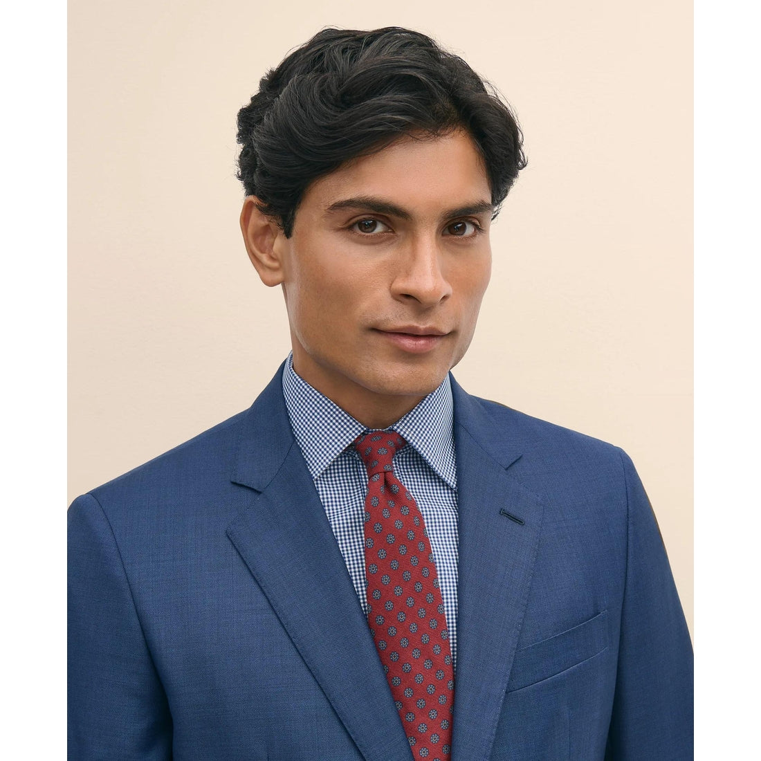 Slim Fit Wool Sharkskin 1818 Suit
