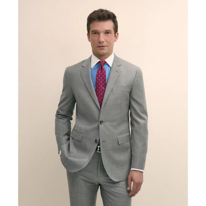Slim Fit Wool Sharkskin 1818 Suit