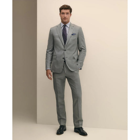 Classic Fit Wool Sharkskin 1818 Suit