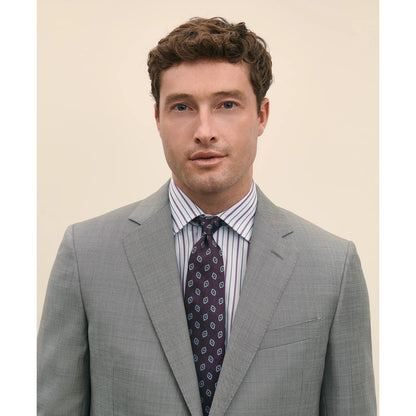 Classic Fit Wool Sharkskin 1818 Suit