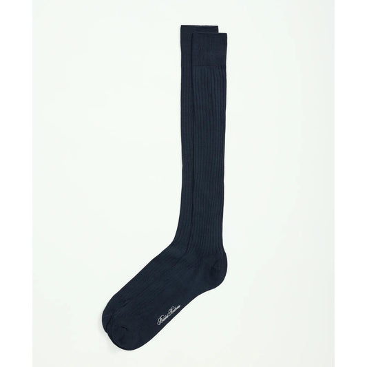 Pima Cotton Blend Over-the-Calf Socks