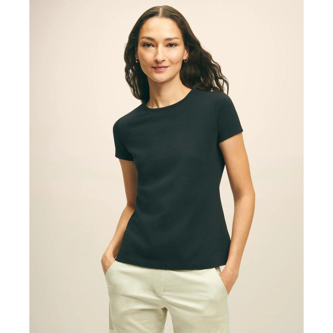 Elevated Cotton Modal Pique T-Shirt