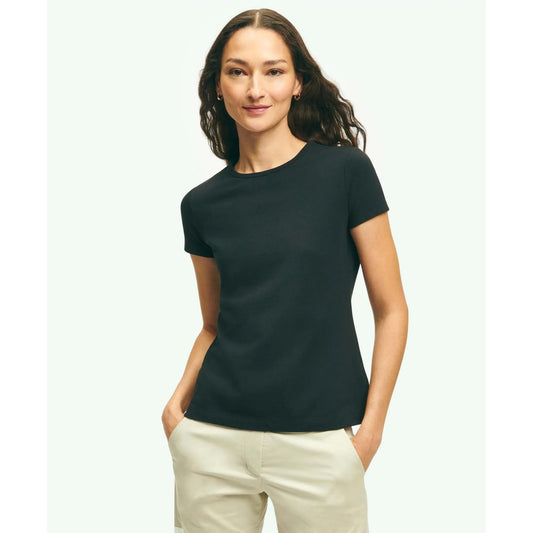 Elevated Cotton Modal Pique T-Shirt