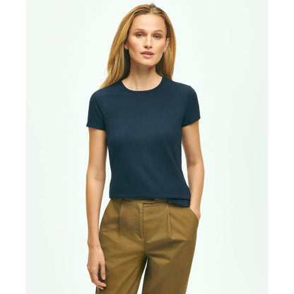 Elevated Cotton Modal Pique T-Shirt